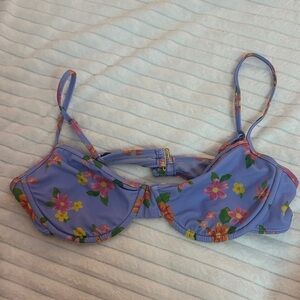 Floral  Bikini Top